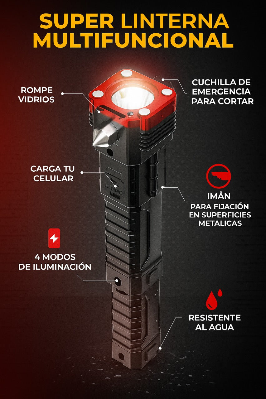 Linterna Táctica XForce 5 en 1®