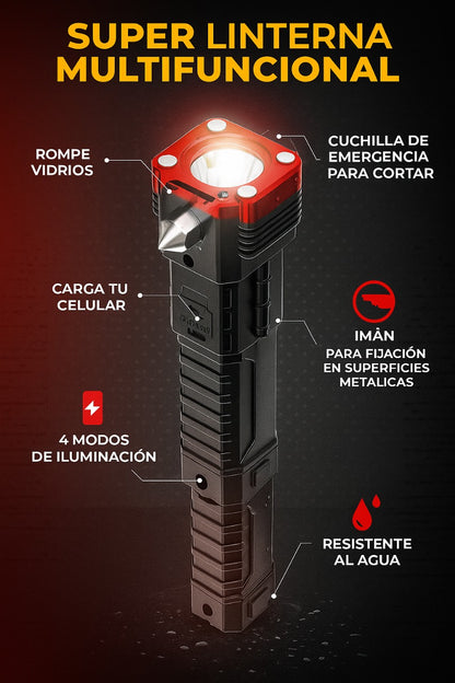 Linterna Táctica XForce 5 en 1®